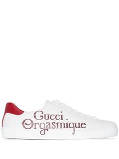 Gucci кроссовки с принтом Ace Orgasmique