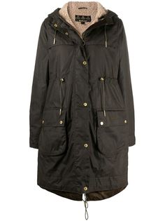 Barbour парка с капюшоном