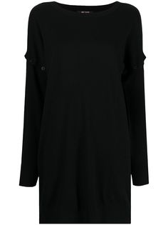 Twin-Set короткое трикотажное платье с логотипом