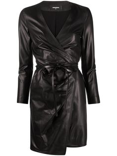 Dsquared2 платье с драпировкой и запахом