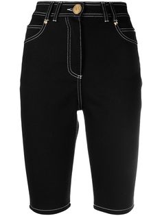 Balmain шорты с контрастной строчкой