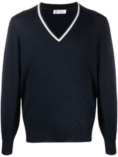 Brunello Cucinelli джемпер с V-образным вырезом