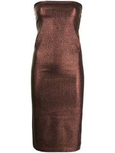 Gucci Pre-Owned платье миди без бретелей