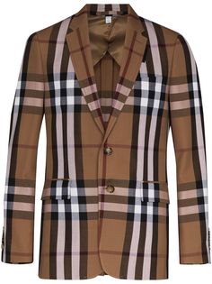 Burberry пиджак в клетку