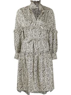 Sandro Paris платье миди Salome с абстрактным принтом