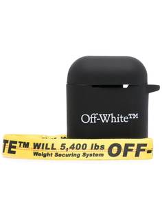 Off-White LETTERING SILICON AIRPODS PRO BLACK WHIT