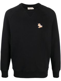 Maison Kitsuné толстовка с вышитым логотипом