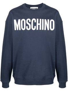 Moschino толстовка оверсайз с логотипом