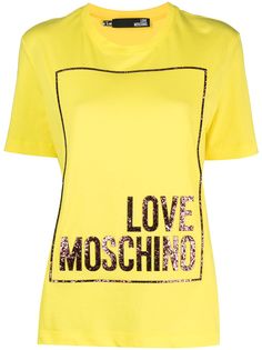 Love Moschino футболка с логотипом