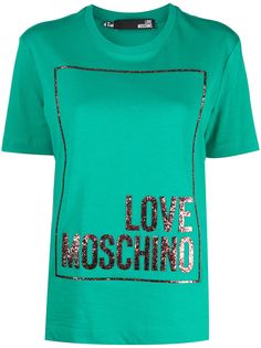 Love Moschino футболка с логотипом