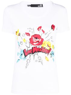 Love Moschino футболка с логотипом