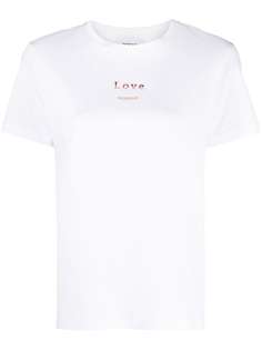Dondup футболка с вышивкой Love