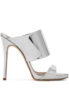 Giuseppe Zanotti босоножки Andrea с эффектом металлик