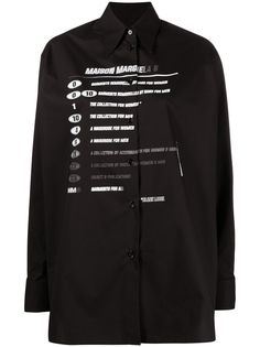 MM6 Maison Margiela рубашка с логотипом