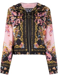 Versace Jeans Couture куртка Versailles с капюшоном и принтом