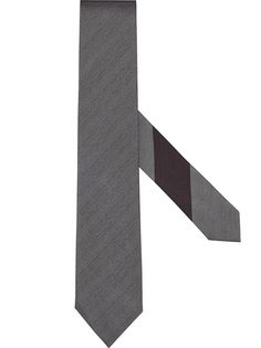 Ermenegildo Zegna jacquard patterned silk tie