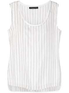 Fabiana Filippi полосатый топ без рукавов
