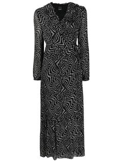 Pinko платье в горох с запахом