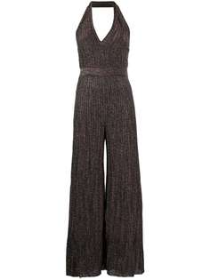 M Missoni ribbed knit halterneck jumpsuit