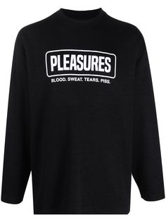 Pleasures джемпер Fresno с логотипом