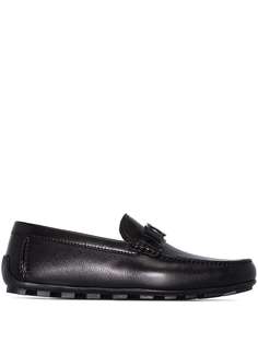 Ermenegildo Zegna logo-plaque leather loafers