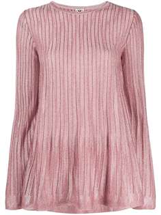 M Missoni ribbed knit long-sleeved top