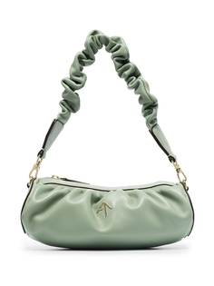 Manu Atelier logo-plaque leather shoulder bag