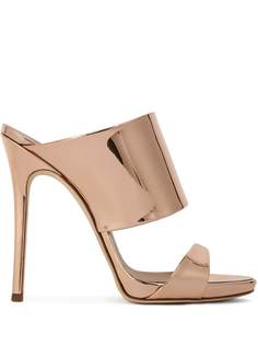 Giuseppe Zanotti босоножки Andrea с эффектом металлик