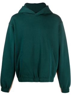 Styland stripe-detail long-sleeve hoodie