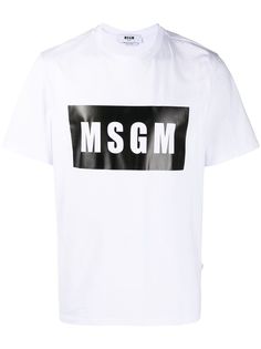 MSGM футболка с логотипом