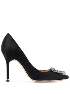 Manolo Blahnik туфли Hangisi с декорированной пряжкой