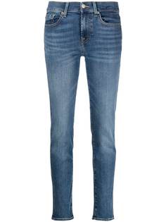 7 For All Mankind прямые джинсы с завышенной талией