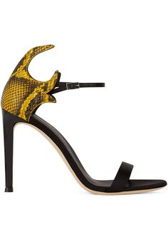 Giuseppe Zanotti босоножки со скульптурным задником