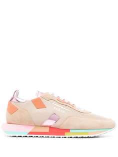 Ghoud colour-block lace-up trainers