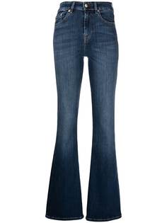 7 For All Mankind джинсы bootcut с завышенной талией