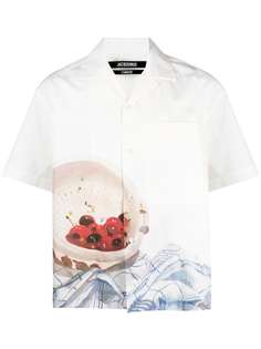 Jacquemus рубашка La chemise Jean с принтом