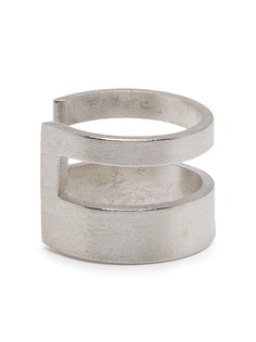 Hsu Jewellery серебряная серьга-кафф Unfinishing Line