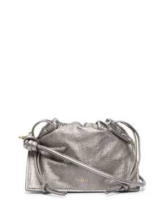 Yuzefi сумка через плечо Mini Bom с эффектом металлик