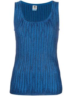 M Missoni ribbed knit tank top