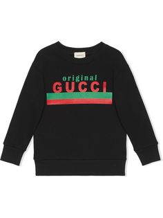 Gucci Kids толстовка с логотипом