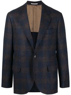 Brunello Cucinelli пиджак в клетку