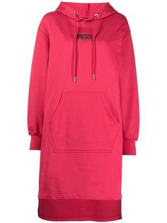 Diesel D-Ilse-Smallogo hoodie dress