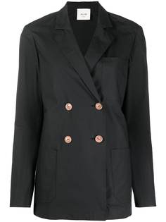 Alysi double-breasted cotton blazer