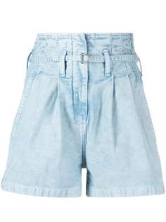 IRO high-waisted denim shorts