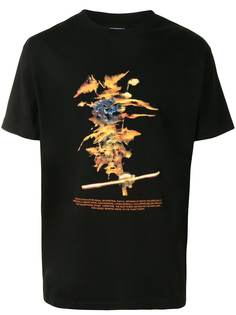 Marcelo Burlon County of Milan футболка с цветочным принтом