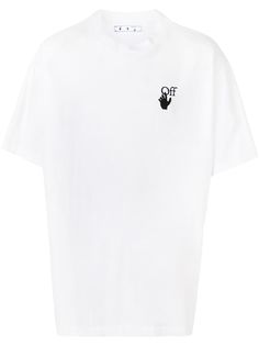 Off-White футболка с логотипом