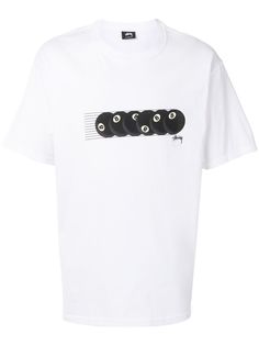Stussy футболка с вышивкой Rollin