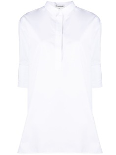Jil Sander рубашка с укороченными рукавами
