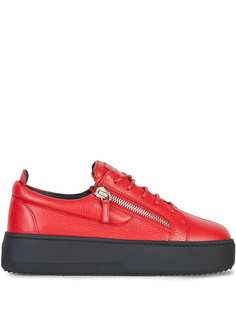 Giuseppe Zanotti массивные кроссовки с молниями