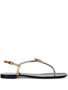 Giuseppe Zanotti сандалии с эффектом металлик